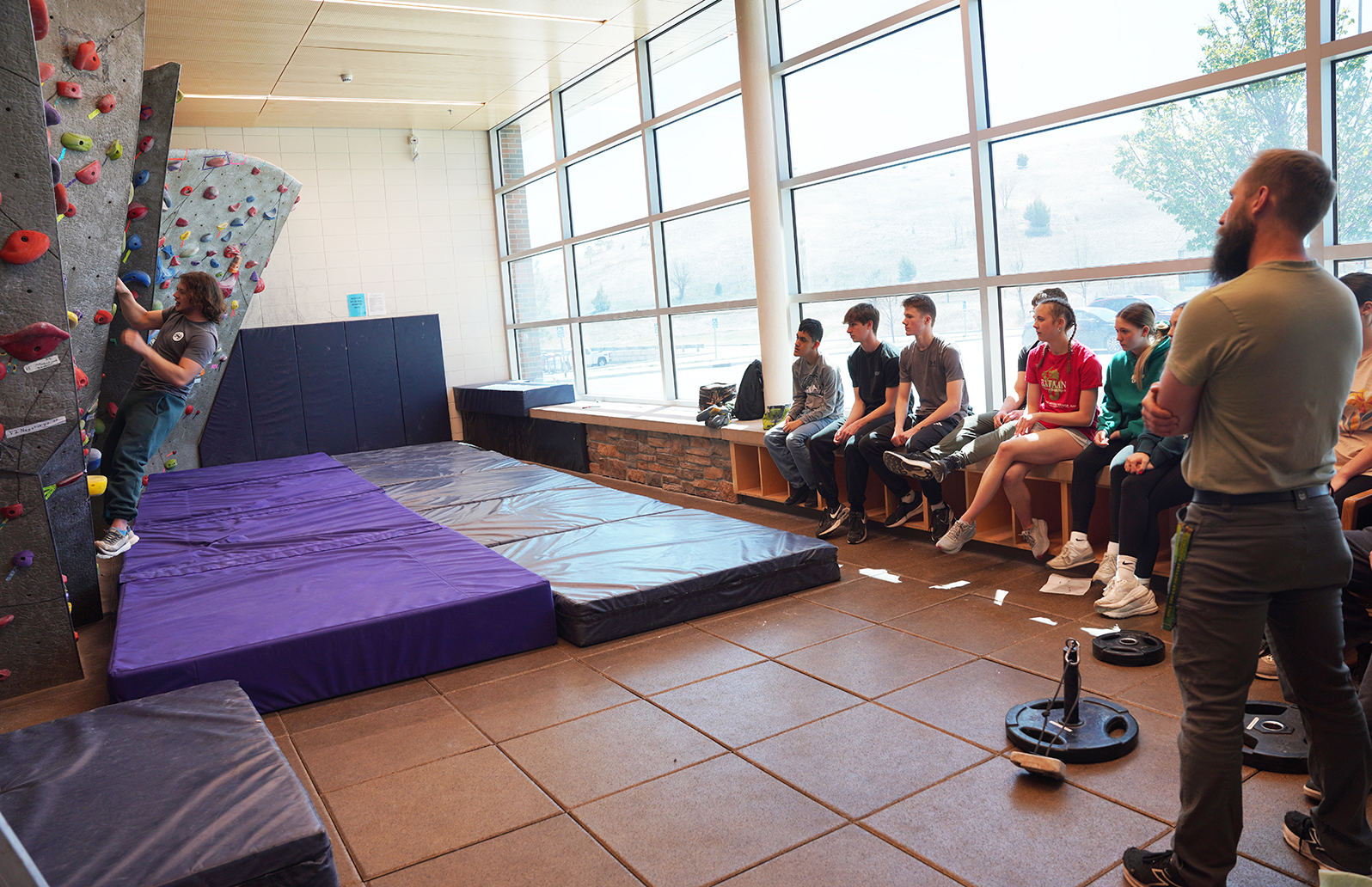 Climbing Connects South Dakota Mines Community with Hill City Students